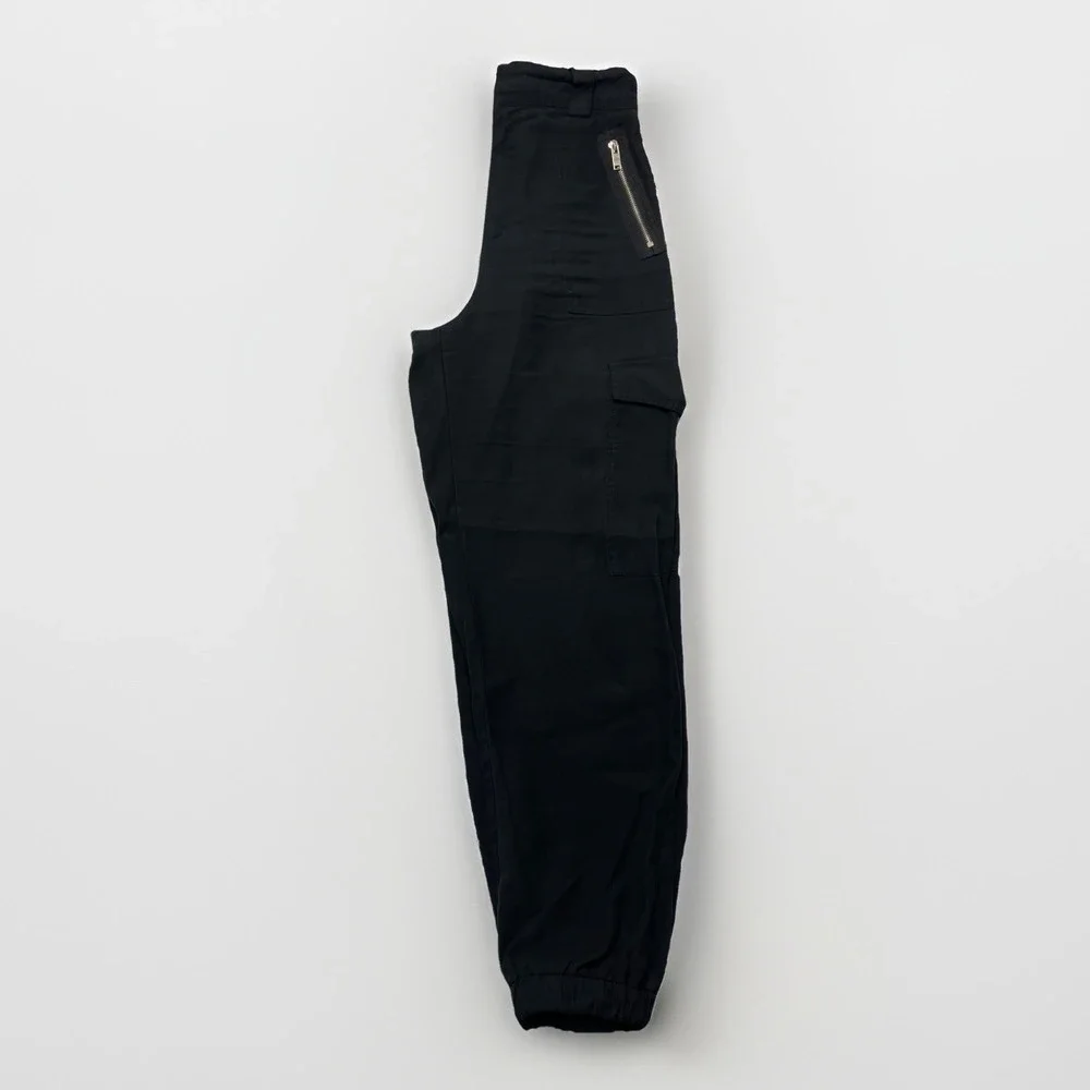 Forever 21 Women's Black Cargo Utility Pants, Size S